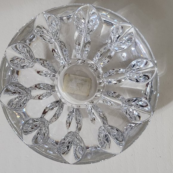 Late 20th Century Miller Rogaska Equinox Crystal Candle Holder - Picture 2 of 10